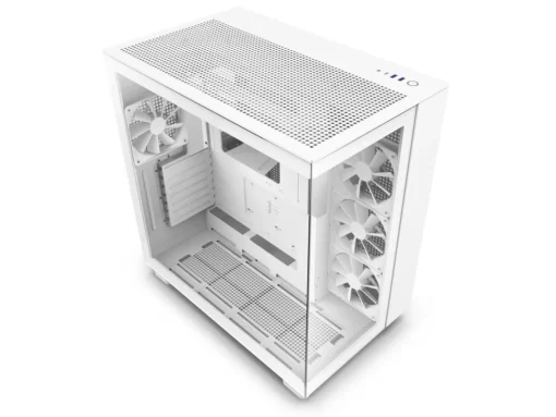 Кутия за компютър NZXT H9 Flow Matte White