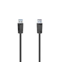 Кабел HAMA  USB 3.0 USB-A мъжко - USB-А мъжко 1.5 м 5Gbit/s екраниран