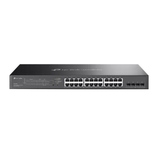 28-портов гигабитен управляем комутатор TP-Link Omada SG2428LP с 16-портов