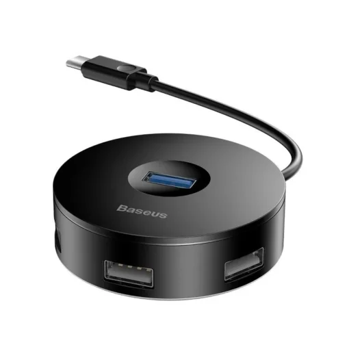 USB хъб Baseus 4 в 1 USB-C към 3х USB 2.0