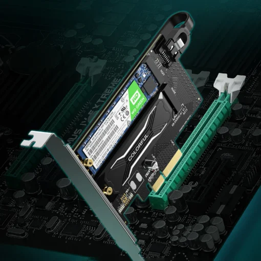 Адаптер за разширителна карта Ugreen PCIe 3.0 x4 към M.2 NVMe drive CM302 –