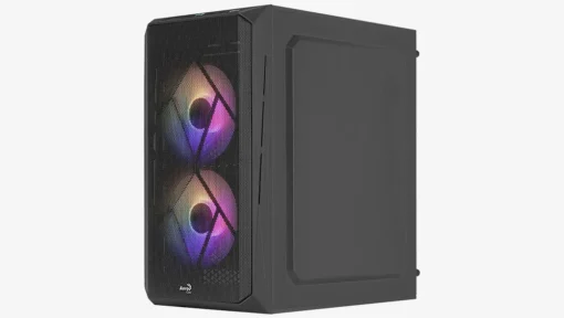 AeroCool кутия Case mATX – CS-107-A-BK-v2 – 3 fans included