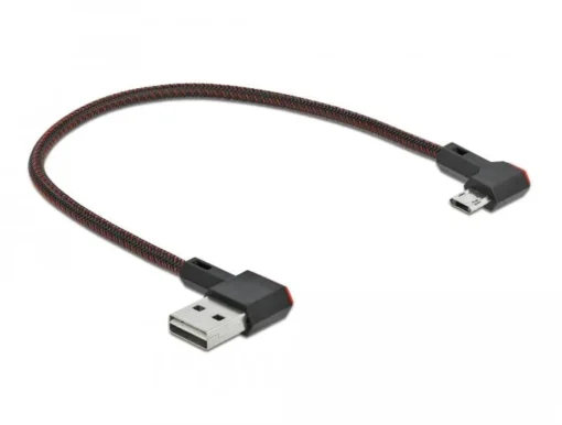 Кабел DeLock EASY-USB 2.0 Type-A мъжко - EASY-USB Micro-B мъжко