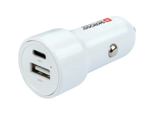 Зарядно за кола SKROSS USB-A USB-C PD 65W