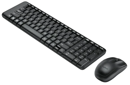 КОМПЛЕКТ МИШКА + КЛАВИАТУРА LOGITECH MK220 US – Wireless – Black – БЕЗ БДС КИРИЛИЗАЦИЯ – P№