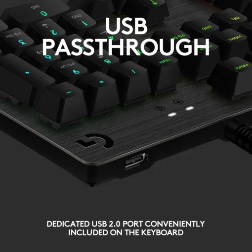 КЛАВИАТУРА LOGITECH G512 GX US USB без БДС кирилизация