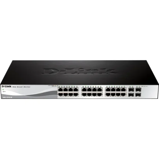 Комутатор D-Link DGS-1210-28 Смарт 24-port Gigabit Smart + 4 SFP