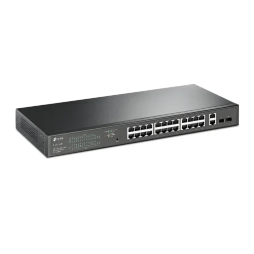 28-портов гигабитен Easy Smart комутатор TP-Link TL-SG1428PE с 24-PoE+ порта и 2 SFP