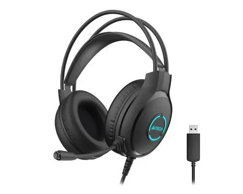 Слушалки A4TECH Fstyler FH300U LED Backlit Черни