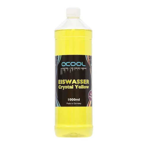 Течност за водно охлаждане Alphacool Eiswasser Crystal Yellow 1000ml