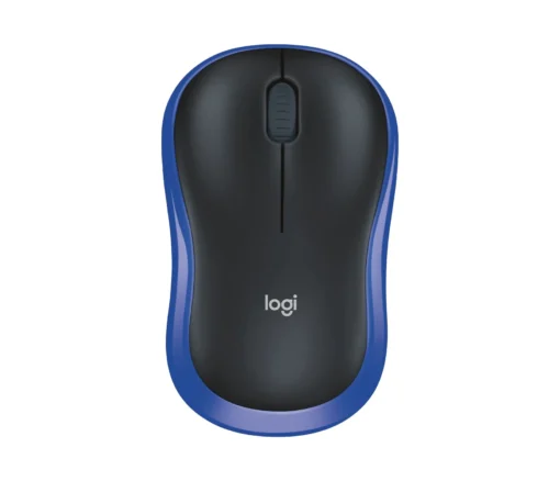 Безжична мишка Logitech M185 черно-синя 910-002239