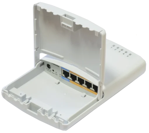 Рутер Mikrotik PowerBox RB750P-PBr2 с 5х Ethernet порта