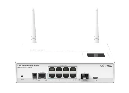 Cloud рутер-комутатор Mikrotik CRS109-8G-1S-2HnD-IN