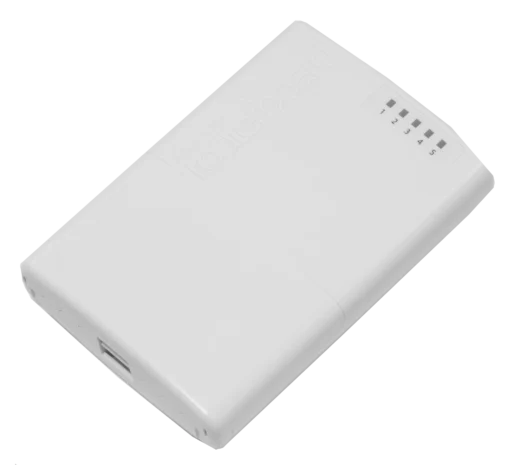 Рутер Mikrotik PowerBox RB750P-PBr2 с 5х Ethernet порта