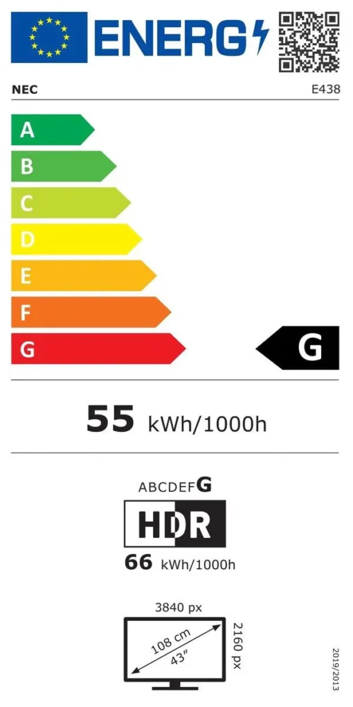 Широкоформатен дисплей NEC MultiSync E438