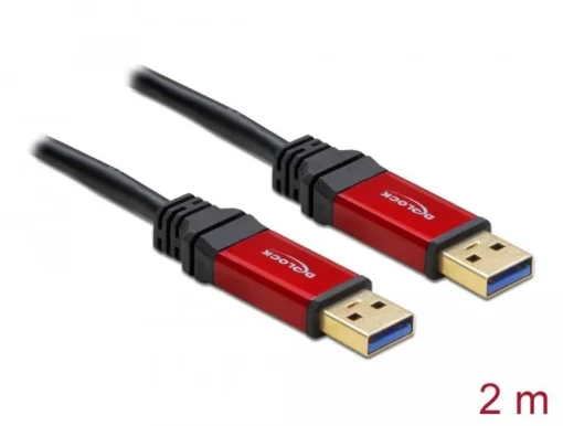 Кабел Delock USB-A мъжко – USB-А мъжко