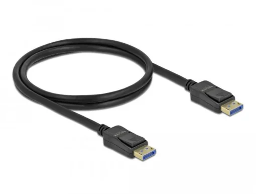 Кабел Delock DisplayPort 2.0 мъжко - DisplayPort мъжко 1.0м 10K 54 Gb/s