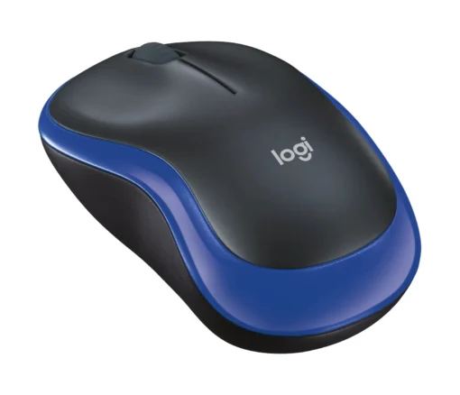 Безжична мишка Logitech M185 черно-синя 910-002239