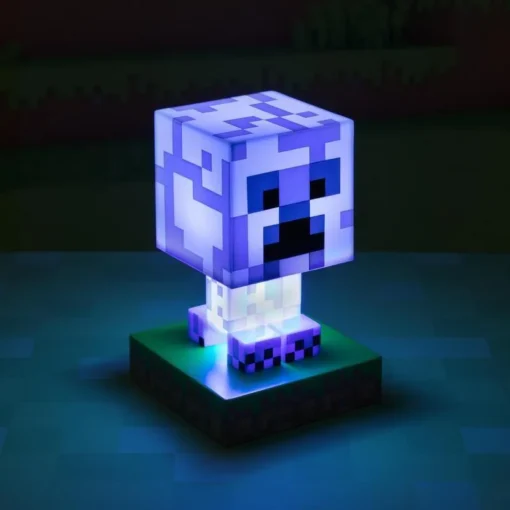 Статуетка Paladone Minecraft Charged Creeper Icon Light