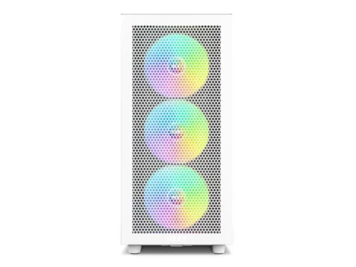 Кутия за компютър NZXT H7 Flow RGB Matte White Mid-Tower