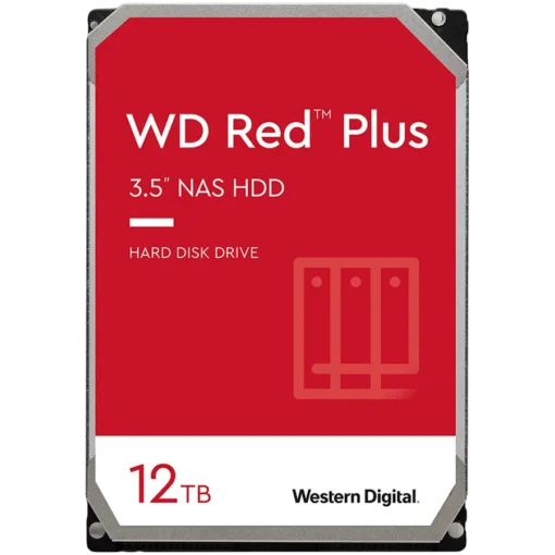 Хард диск HDD NAS WD Red Plus (3.5 12TB 256MB 7200 RPM SATA 6 Gb/s)