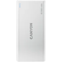 Външна батерия CANYON power bank PB-108 10000 mAh White