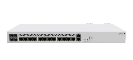 12-портов комутатор Mikrotik CCR2116-12G-4S+ с 4 SFP+ порта