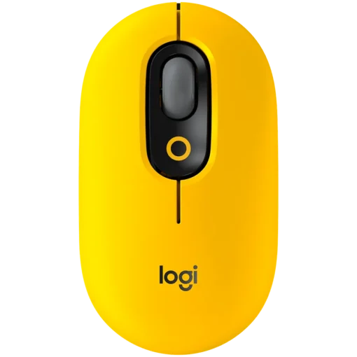 Безжична мишка LOGITECH POP Bluetooth Mouse - BLAST-YELLOW