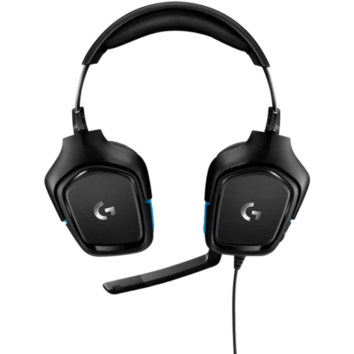 Геймърски слушалки LOGITECH G432 Wired Gaming Headset 7.1 – LEATHERETTE – BLACK/BLUE –