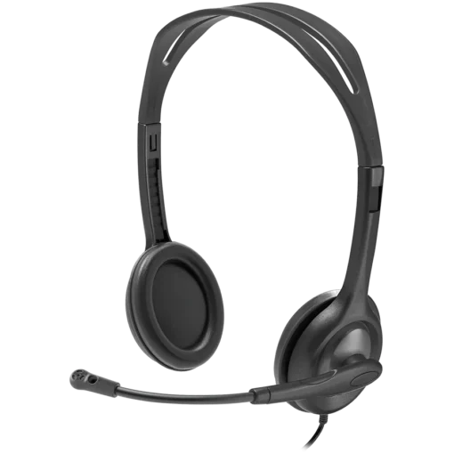 Слушалки LOGITECH H111 Corded Stereo Headset - BLACK - 3.5 MM