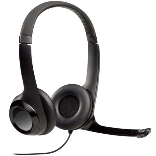 Слушалки LOGITECH H390 Corded Headset – BLACK – USB