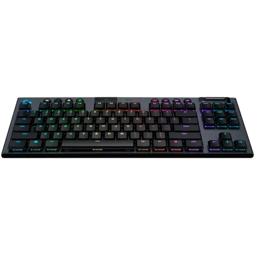 Геймърска клавиатура LOGITECH G915 TKL LIGHTSPEED Wireless Mechanical Gaming Keyboard – CARBON – US INTL –