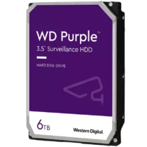 Хард диск HDD Video Surveillance WD Purple 6TB CMR 3.5 256MB SATA 6Gbps TBW: 180