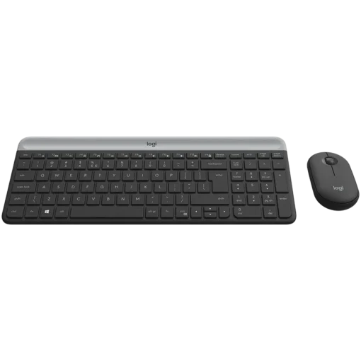 Клавиатура LOGITECH MK470 Slim Wireless Combo – GRAPHITE – US