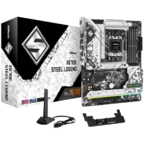 Дънна платка ASROCK MB Desktop X670E Steel Legend AM5 4x DDR5 1x PCIe 5.0 x16 1x PCIe 3.0 x16 1x PCIe 3.0 x1 4x SATA3 3x