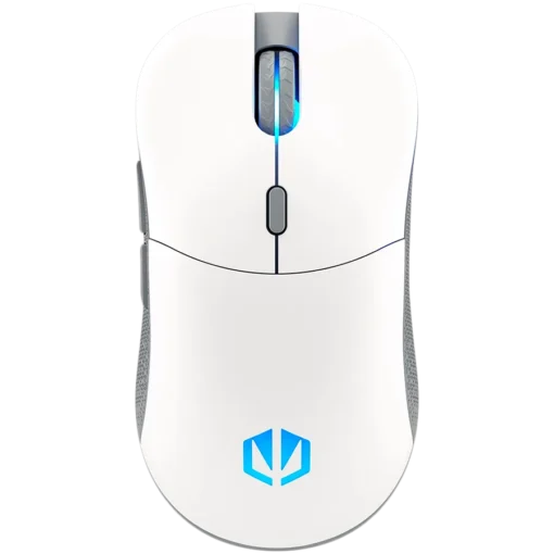 Геймърска мишка Endorfy GEM Plus Wireless Onyx White Gaming Mouse PIXART PAW3395 Optical Gaming Sensor 26000DPI 74G Ligh