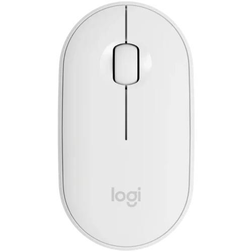 Безжична мишка LOGITECH M350S Pebble 2 Bluetooth Mouse - TONAL WHITE - DONGLELESS