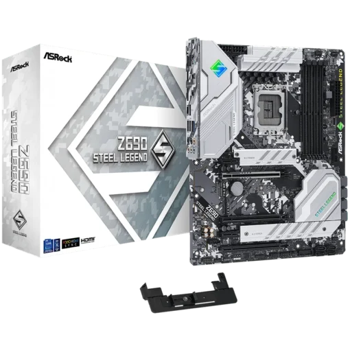 Дънна платка ASROCK Main Board Desktop Z690 Steel Legend (S1700 Z690 4x DDR4 3x PCIe x16 2x PCIe x1 8x SATA3 6.0Gb/s 1x