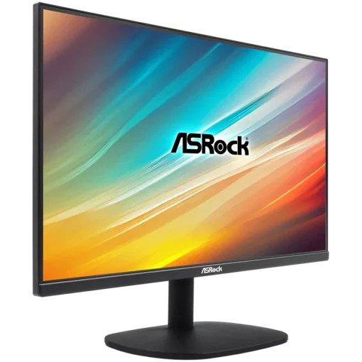 Монитор Asrock Gaming Monitor, 27" FHD(1920x1080) IPS, Anti-Glare, 100 Hz, 99% sRGB, 16:9, 1000:1, 300 cd/m², 178º/178º, 1ms (MPRT), Flicker-free, Tiltt Adjustment, 1x HDMI 2.0, 1x VGA, 3Y - Image 2