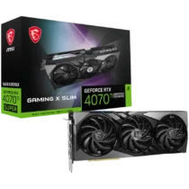 Видео карта MSI Video Card Nvidia GeForce RTX 4070 Ti SUPER 16G GAMING SLIM 16GB GDDR6X 256-bit 21 Gbps Effective Memory