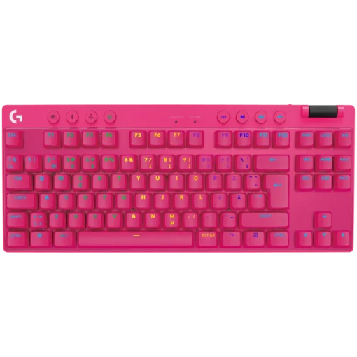 Геймърска клавиатура LOGITECH G PRO X TKL LIGHTSPEED Mechanical Gaming Keyboard - MAGENTA - US INTl -