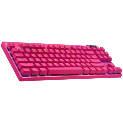 Геймърска клавиатура LOGITECH G PRO X TKL LIGHTSPEED Mechanical Gaming Keyboard – MAGENTA – US INTl –