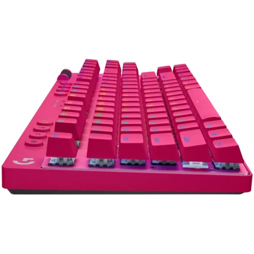 Геймърска клавиатура LOGITECH G PRO X TKL LIGHTSPEED Mechanical Gaming Keyboard – MAGENTA – US INTl –