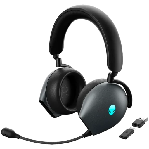 Геймърски слушалки Alienware Tri-Mode Wireless Gaming Headset AW920H (Dark Side of the