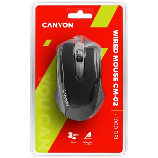 Мишка за компютър CANYON Optical wired mice