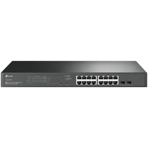 Kомутатор TP-Link SG2218P Omada 18-Port Gigabit Smart Switch with 16-Port PoE+ 16× Gigabit 802.3af/at PoE+ ports and 2×