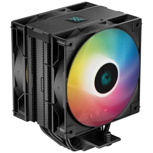 Охладител за процесор Охладител DeepCool AG400 DIGITAL PLUS CPU Air Cooler 1x120mm FK120 PWM FDB Fan Addressable RGB LED