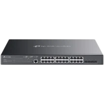 Kомутатор TP-Link SG3428MP Omada 28-Port Gigabit L2+ Managed Switch with 24× Gigabit 802.3af/at PoE+ ports and 4× Gigabi