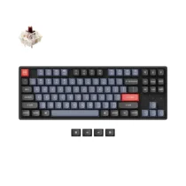 Геймърска механична клавиатура Keychron K8 Pro TKL Gateron G Pro(Hot Swappable) Brown Switch RGB Backlight Aluminium