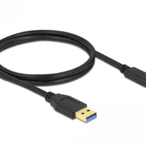 Кабел Delock SuperSpeed USB-A мъжко - USB-C мъжко (USB 3.2 Gen 2) 10 Gbps 1 м